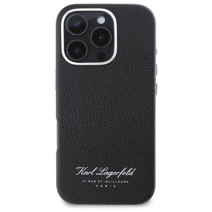 Etui na Apple iPhone 16 Pro, Karl Lagerfeld, RSG, Czarne