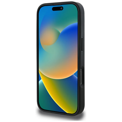 Etui na Apple iPhone 16 Pro Max, Guess, 4G Grained Roses Big Logo, Czarne