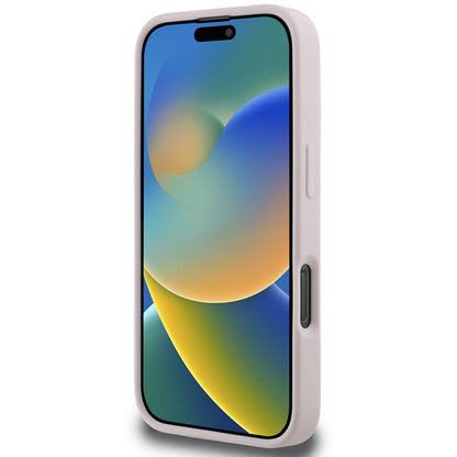 Etui na Apple iPhone 16 Pro Max, Guess, Quilted Metal Logo, Różowy