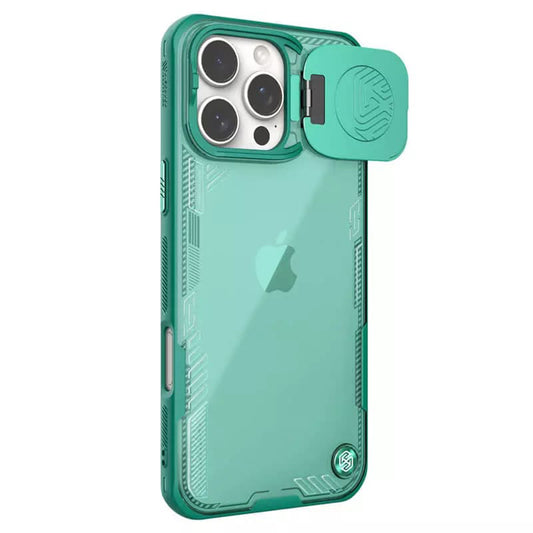 Etui na Apple iPhone 16 Pro Max, Nillkin, Iceblade Prop (bez wycięcia na aparat), Zielony