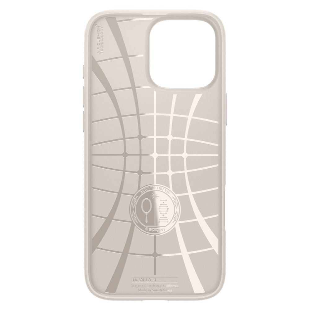 Etui na Apple iPhone 16 Pro Max, Spigen, Liquid Air, Beżowy