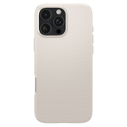 Etui na Apple iPhone 16 Pro Max, Spigen, Liquid Air, Beżowy
