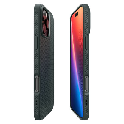 Etui na Apple iPhone 16 Pro Max, Spigen, Liquid Air, Zielony