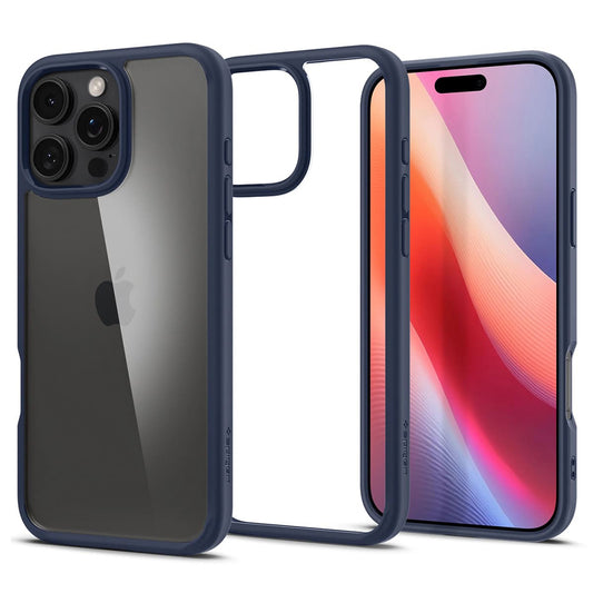 Etui na Apple iPhone 16 Pro Max, Spigen, Ultra Hybrid, Granatowe