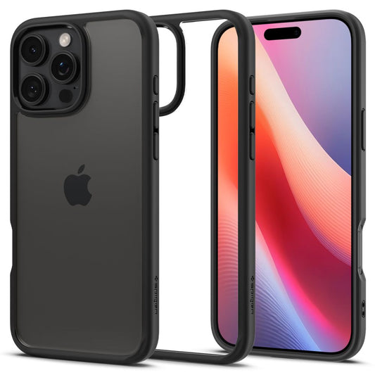 Etui na Apple iPhone 16 Pro Max, Spigen, Ultra Hybrid, Matowe Czarne ACS07996