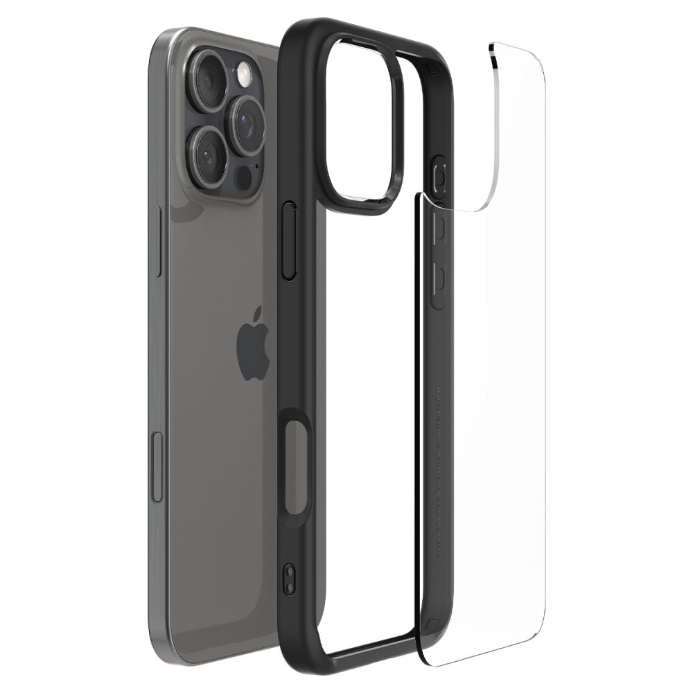 Case for Apple iPhone 16 Pro Max, Spigen, Ultra Hybrid, Matte Black ACS07996