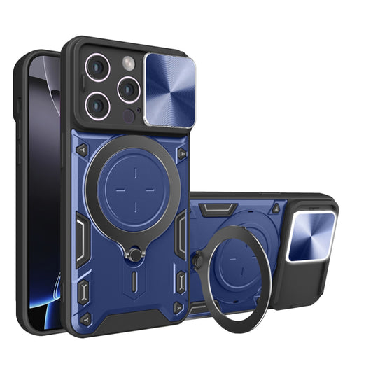 Etui na Apple iPhone 16 Pro Max, Techsuit, CamGuard Pro, Niebieskie