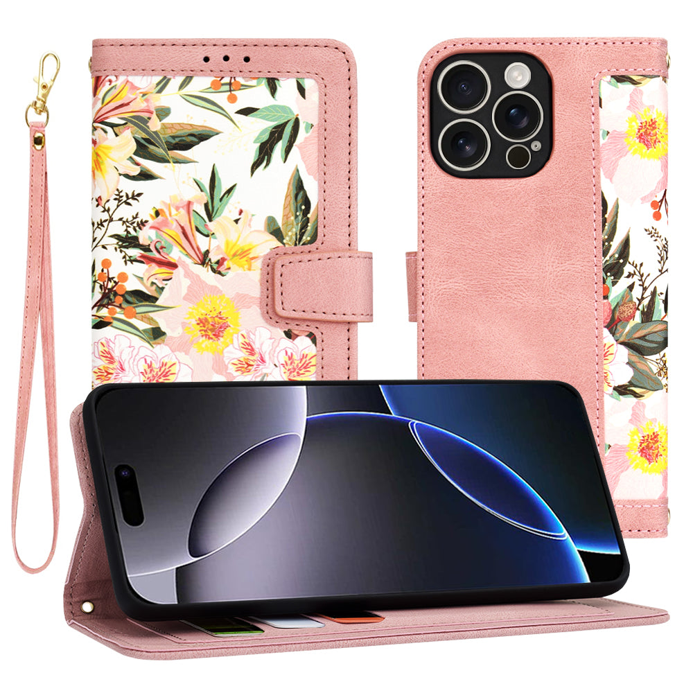 Etui na Apple iPhone 16 Pro Max, Techsuit, FlipCraft, różowe