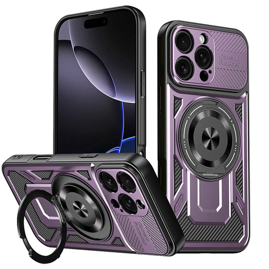 Etui na Apple iPhone 16 Pro Max, Techsuit, RuggedCam, Fioletowy