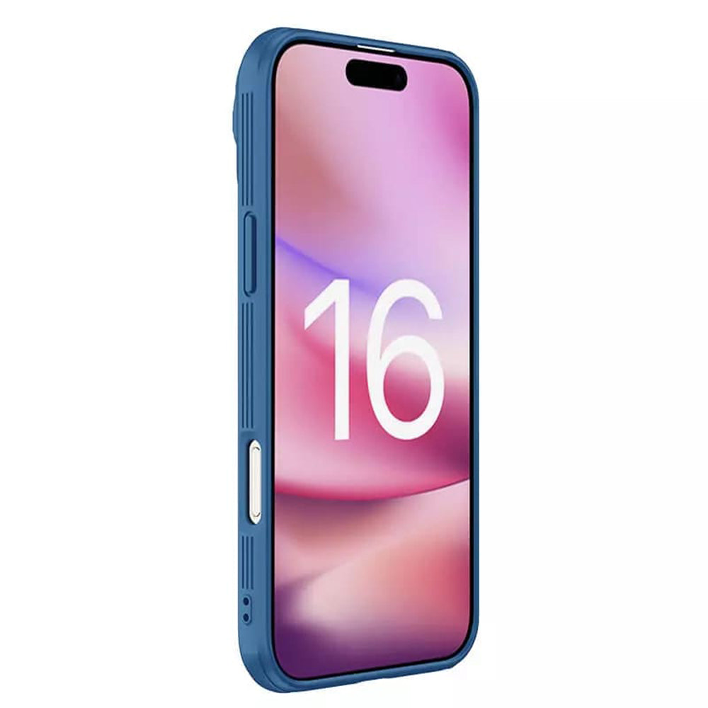 Etui na Apple iPhone 16 Pro, Nillkin, CamShield Prop, Niebieskie