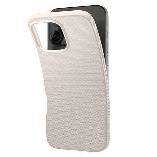 Etui na Apple iPhone 16 Pro, Spigen, Liquid Air, Beżowe ACS08120