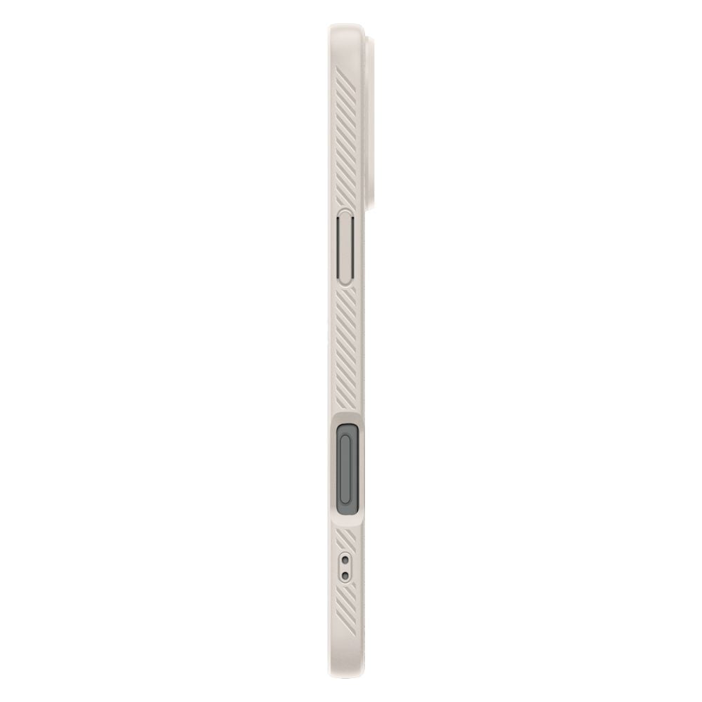 Etui na Apple iPhone 16 Pro, Spigen, Liquid Air, Beżowe ACS08120