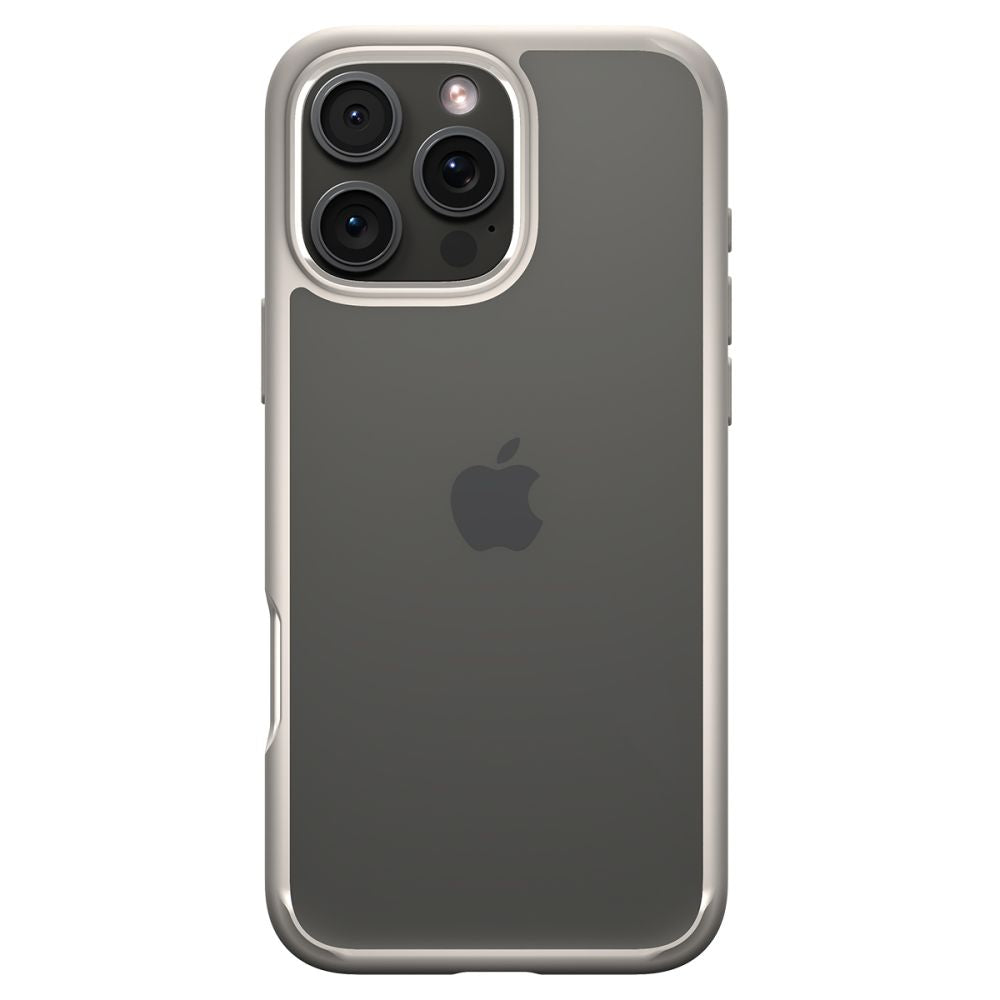 Etui na Apple iPhone 16 Pro, Spigen, Ultra Hybrid, Beżowe ACS08127