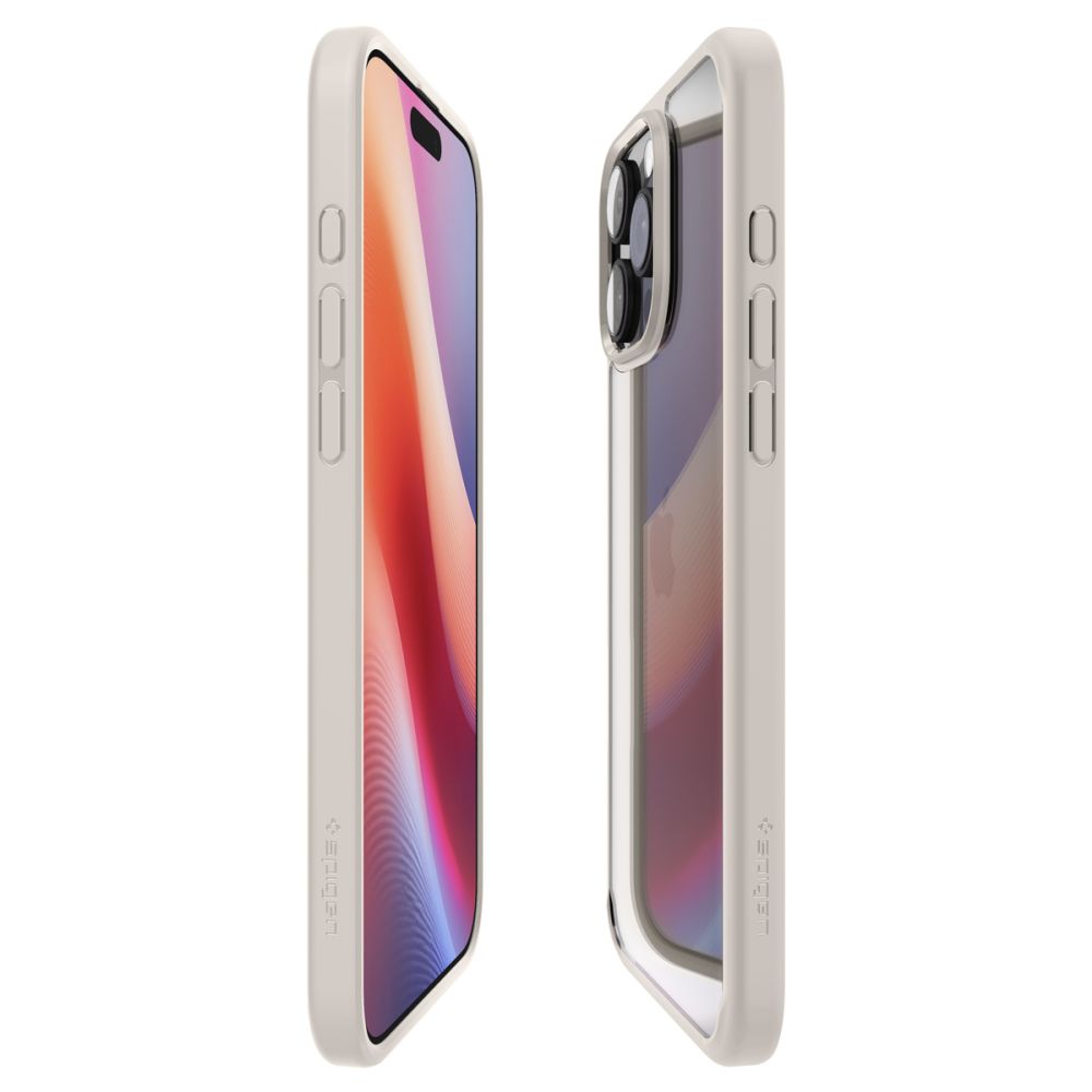 Etui na Apple iPhone 16 Pro, Spigen, Ultra Hybrid, Beżowe ACS08127