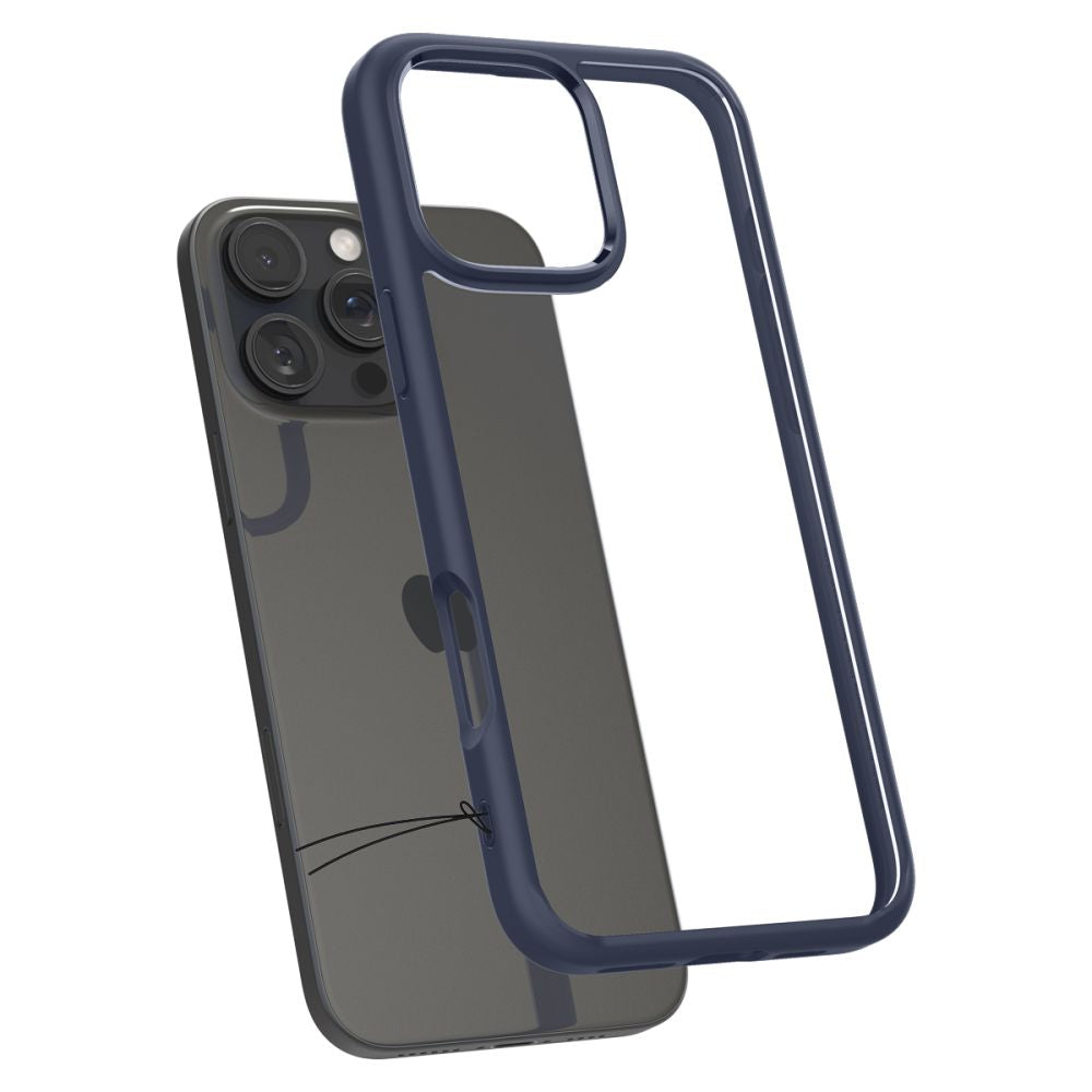 Etui na Apple iPhone 16 Pro, Spigen, Ultra Hybrid, Granatowe ACS08126