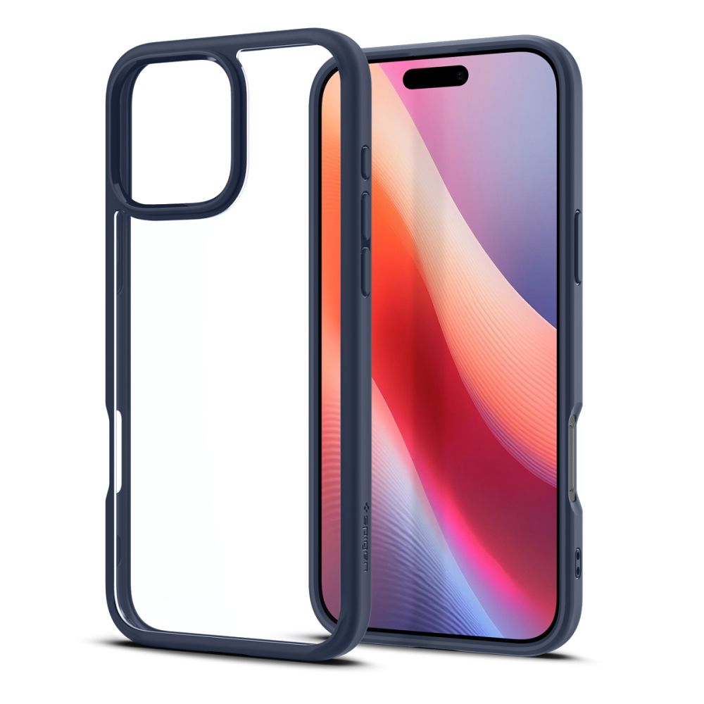 Etui na Apple iPhone 16 Pro, Spigen, Ultra Hybrid, Granatowe ACS08126