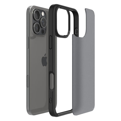 Etui na Apple iPhone 16 Pro, Spigen, Ultra Hybrid, Czarna Satynowa ACS08124