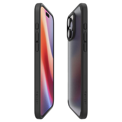 Etui na Apple iPhone 16 Pro, Spigen, Ultra Hybrid, Czarna Satynowa ACS08124