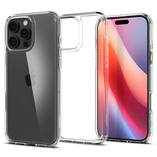Etui na Apple iPhone 16 Pro, Spigen, Ultra Hybrid, Przezroczyste ACS08121