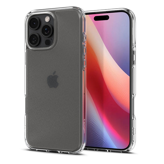 Etui na Apple iPhone 16 Pro, Spigen, Ultra Hybrid, Satynowa Przezroczystość ACS08122