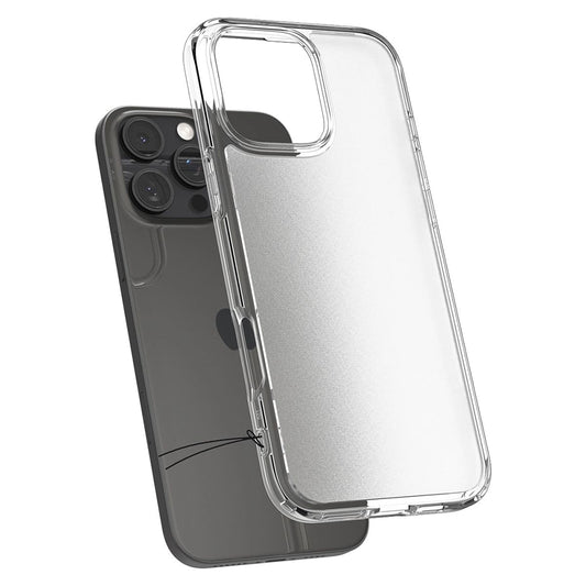 Etui na Apple iPhone 16 Pro, Spigen, Ultra Hybrid, Satynowa Przezroczystość ACS08122