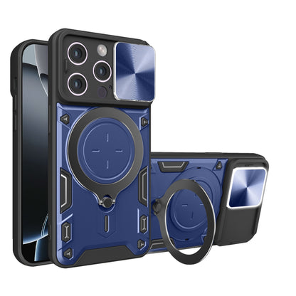 Etui na Apple iPhone 16 Pro, Techsuit, CamGuard Pro, Niebieskie