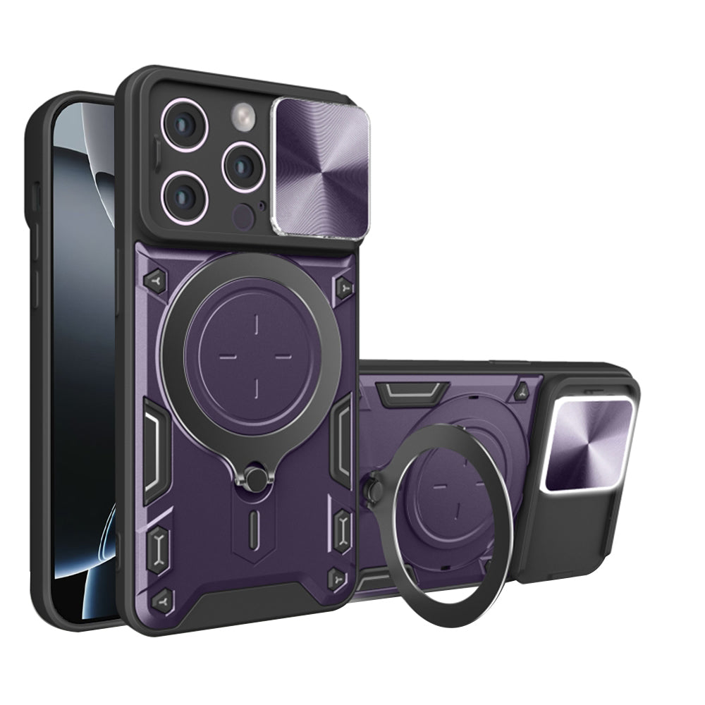 Etui na Apple iPhone 16 Pro, Techsuit, CamGuard Pro, Fioletowy