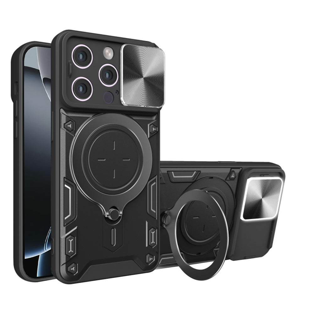 Etui na Apple iPhone 16 Pro, Techsuit, CamGuard Pro, czarne