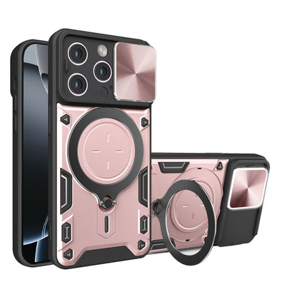 Etui na Apple iPhone 16 Pro, Techsuit, CamGuard Pro, Różowe Złoto