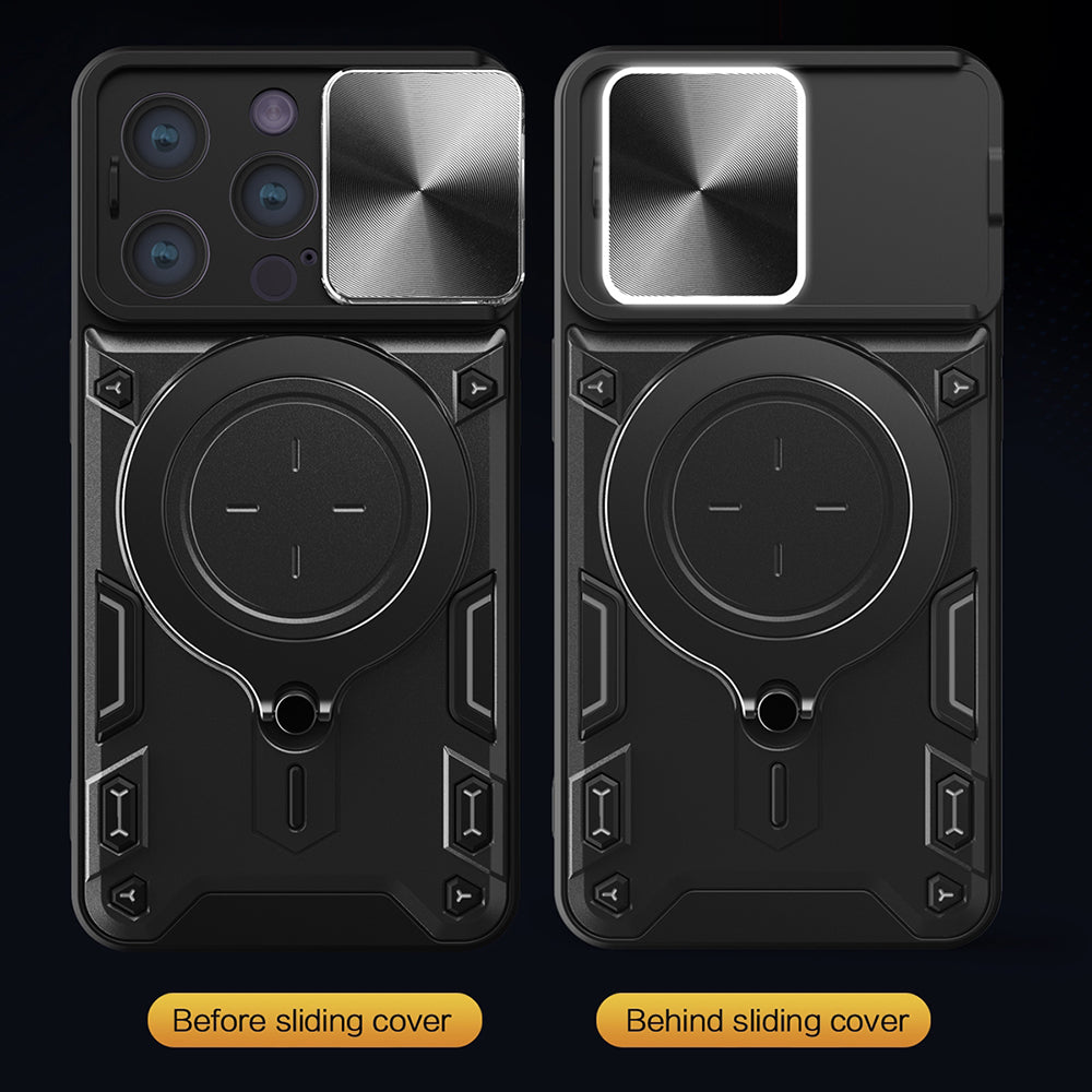 Etui na Apple iPhone 16 Pro, Techsuit, CamGuard Pro, Różowe Złoto