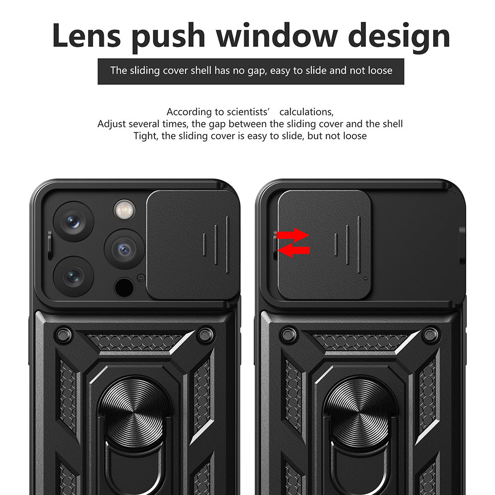 Etui na Apple iPhone 16 Pro, Techsuit, CamShield, Niebieskie