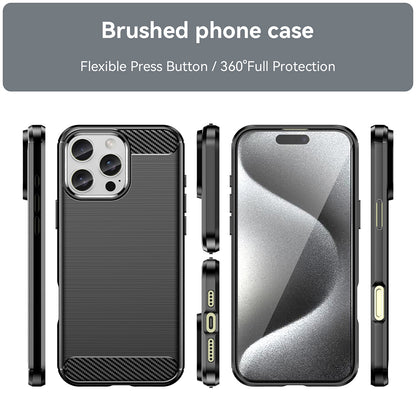Etui na Apple iPhone 16 Pro, Techsuit, Carbon, Czarny