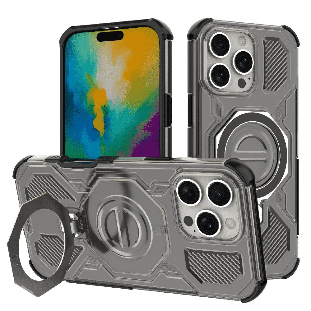 Etui na Apple iPhone 16 Pro, Techsuit, Carbon Shield Pro, Dymione