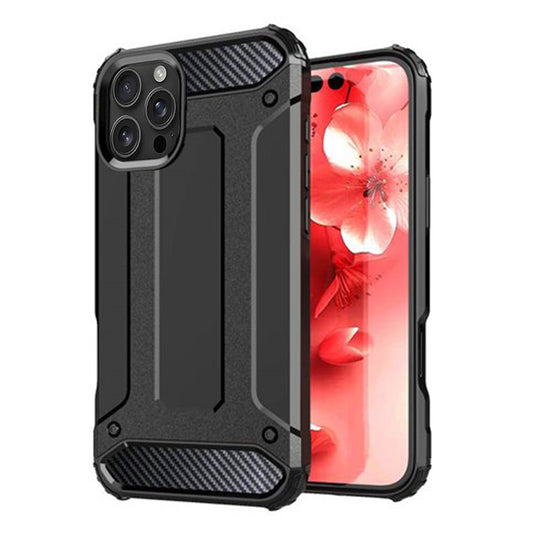 Etui na Apple iPhone 16 Pro, Techsuit, Hybrid Armor, czarne