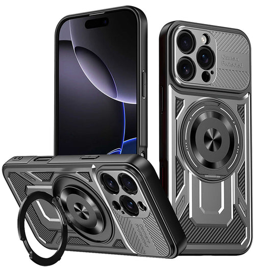 Etui na Apple iPhone 16 Pro, Techsuit, RuggedCam, Szary