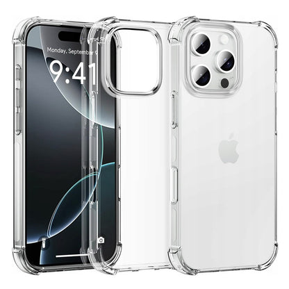 Etui na Apple iPhone 16 Pro, Techsuit, Shockproof Clear (Duży otwór na obiektyw), Przezroczyste