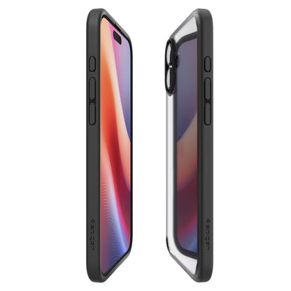 Etui na Apple iPhone 16, Spigen, Ultra Hybrid, Czarne Matowe ACS08201