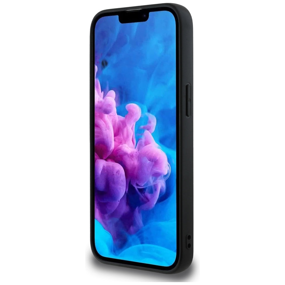 Etui na Apple iPhone 16e, Guess, Fixed Glitter Big 4G, Czarne