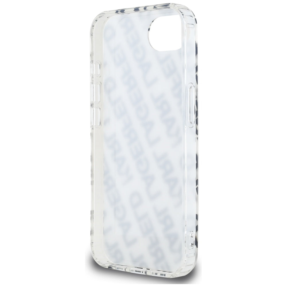 Etui na Apple iPhone 16e, Karl Lagerfeld, IML Luxury Gold Fullover Logo, Złote