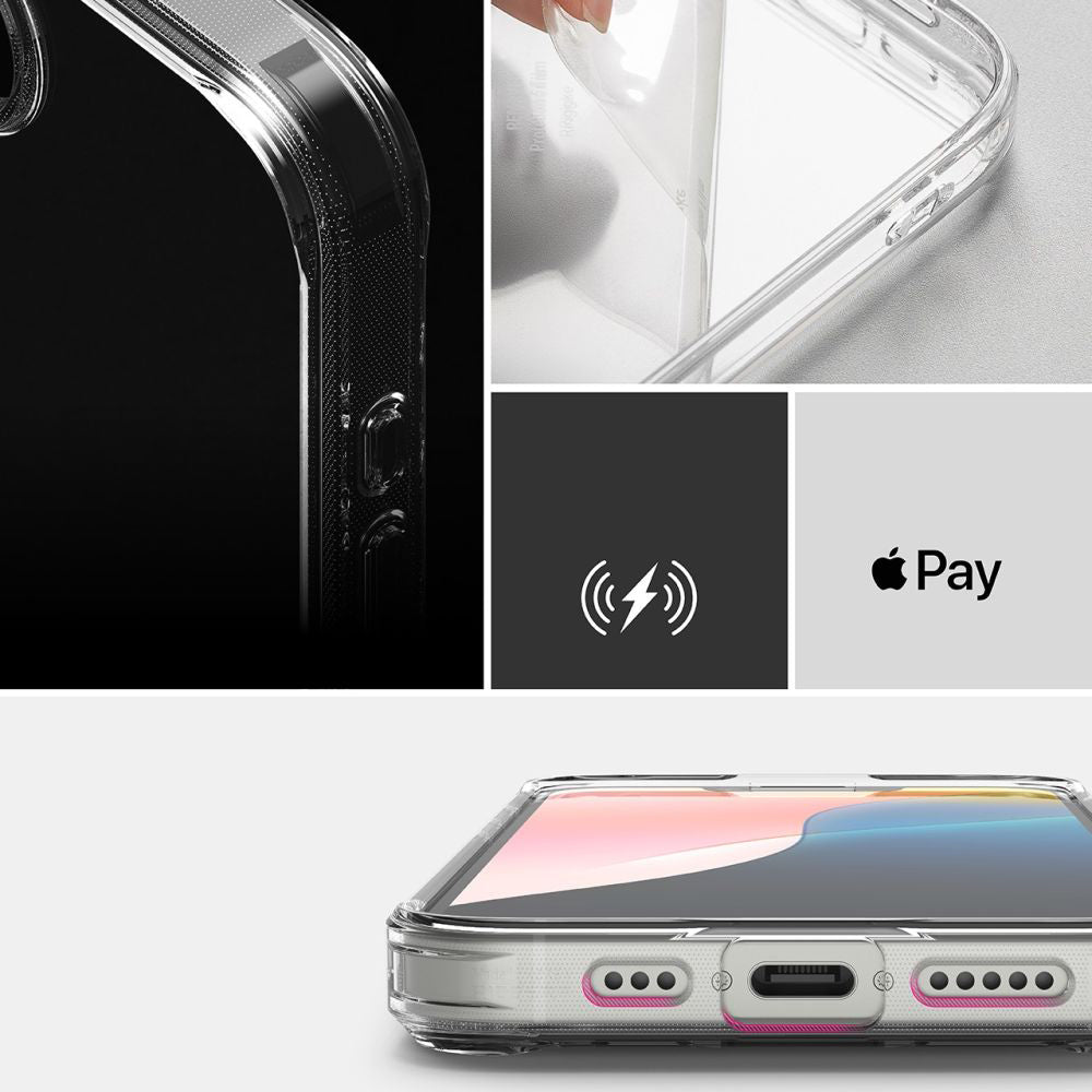 Etui na Apple iPhone 17e / 16e, Ringke, Fusion, Przezroczyste