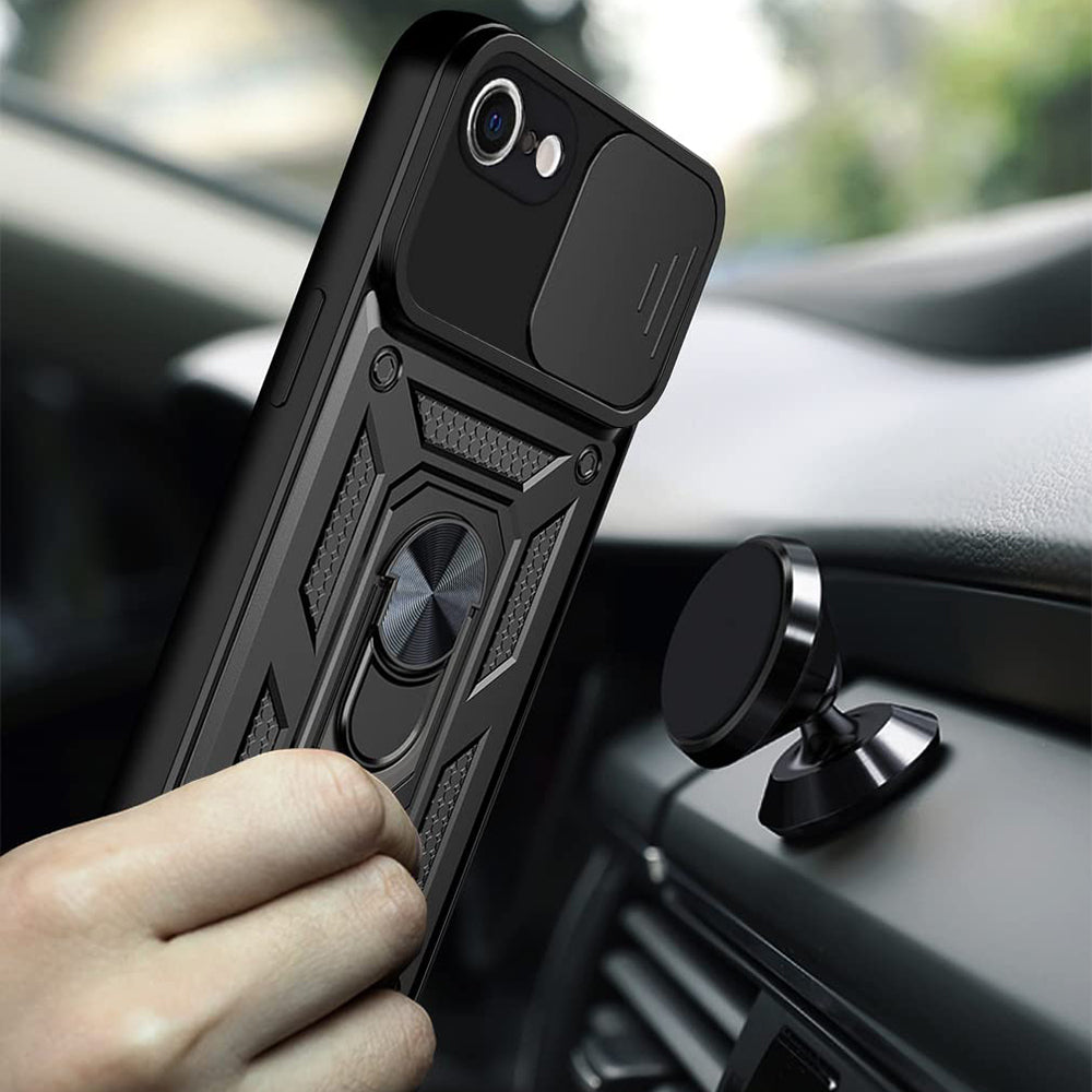 Etui na Apple iPhone 17e / 16e, Techsuit, CamShield, czarne