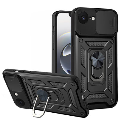 Etui na Apple iPhone 17e / 16e, Techsuit, CamShield, czarne