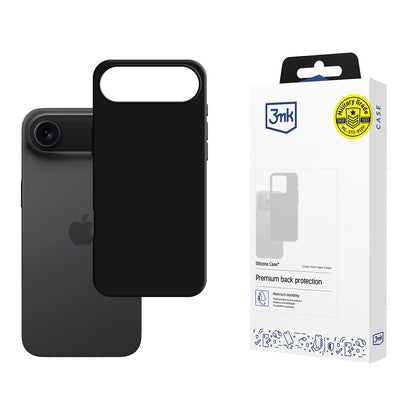Etui na Apple iPhone 17 Air, 3MK, Silikonowe, Czarne