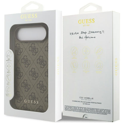 Etui na Apple iPhone 17 Air, Guess, 4G Classic, Brązowy