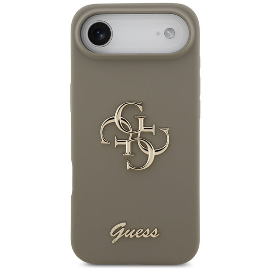 Case for Apple iPhone 17 Air, Guess, Big 4G Script, Brown