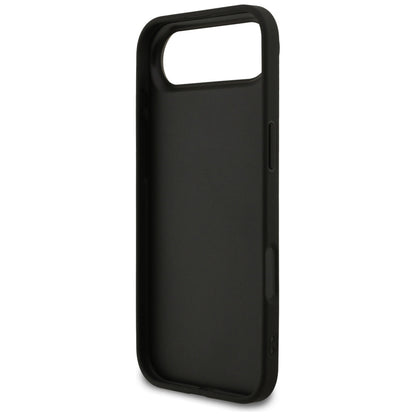 Etui na Apple iPhone 17 Air, Guess, Fixed Glitter Big 4G, Czarne