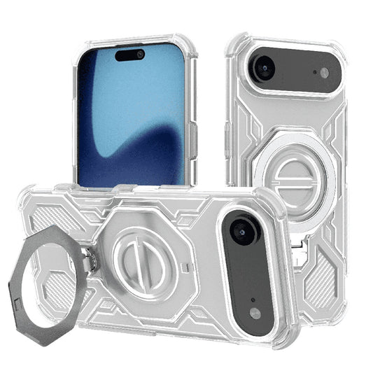 Etui na Apple iPhone 17 Air, Techsuit, Carbon Shield Pro, Białe.