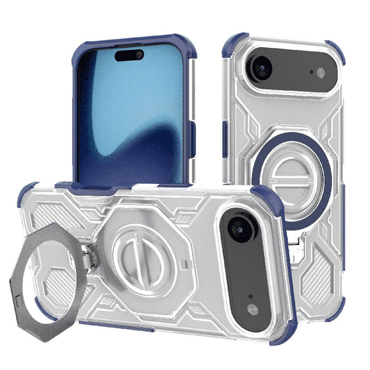 Etui na Apple iPhone 17 Air, Techsuit, Carbon Shield Pro, Niebieskie.