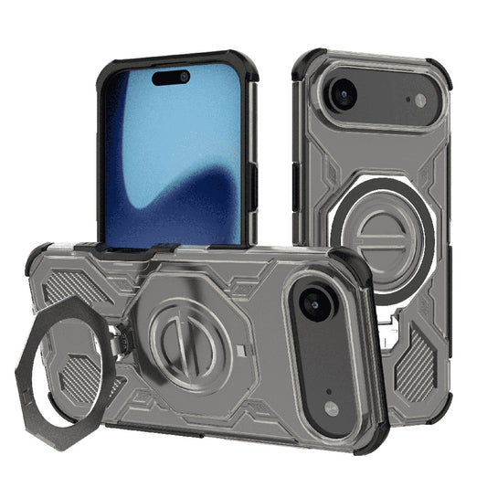Etui na Apple iPhone 17 Air, Techsuit, Carbon Shield Pro, Jasny Czarny