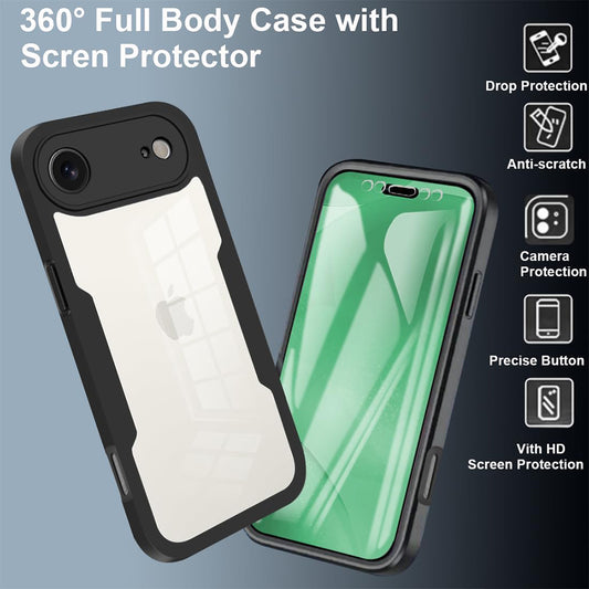 Etui na Apple iPhone 17 Air, Techsuit, ColorVerse 360, Niebieskie
